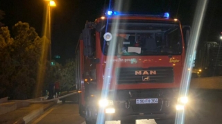 Bakıda 5 otaqlı evdə yanğın olub