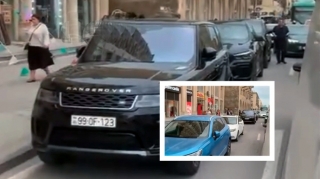 Moskva prospektində qanunsuz parklanma tıxac yaradır - VİDEO 