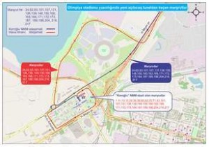 Avtobusların hərəkət sxemində dəyişiklik edilib