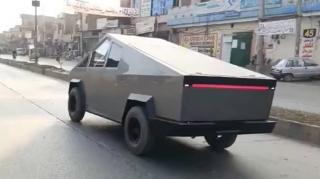 Pakistanda "Tesla Cybertruck"ın "mini"  versiyası hazırlandı  - FOTO - VİDEO