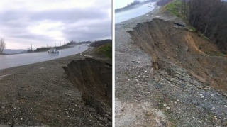 Muğanlı-İsmayıllı yolunda mühafizə zolağında sürüşmə olub - AAYDA - VİDEO 