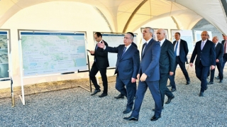 Zəngəzur dəhlizi üzrə görülən işlər və Ağbənd-Kəlalə körpüsünün inşası prosesi ilə tanışlıq oldu - FOTO