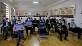 Müdafiə Nazirliyi xarici hərbi attaşelərə cəbhədəki vəziyyət haqqında məlumat verib - FOTO 