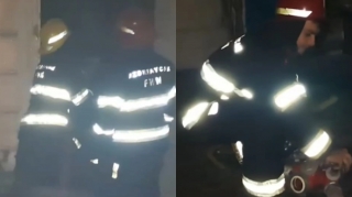 Bakıda moteldə yanğın baş verdi - VİDEO