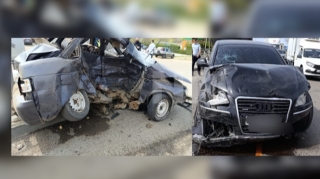 “VAZ” “Audi” ilə toqquşdu:  3 ölü, 2 yaralı - FOTO 