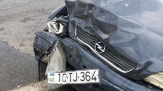 Bakıda ağır qəza: "Opel" qadını vurdu - VİDEO 