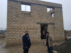 Vətən Müharibəsinin şəhidi Samir Alışovun ailəsinə fərdi ev tikilir - FOTO 
