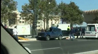 Bakıda yol qəzası olub, sürücü ölüb