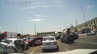 Dərnəgül yolunda “Prius” yenə qəza törətdi - 3 maşın toqquşdu - VİDEO