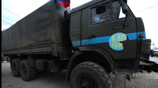 Laçından Xankəndiyə sülhməramlıların 15 avtomobili maneəsiz hərəkət edib  - FOTO - YENİLƏNİB