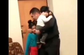 Övladlarını sonuncu dəfə  öpən şəhidimiz - VİDEO