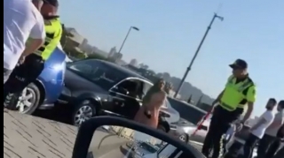 Əvvəli və axırı "Prius" olan zəncirvari qəza  - VİDEO