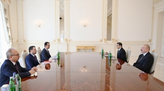 Prezident Türkiyənin ədliyyə nazirini qəbul etdi - FOTOLAR 