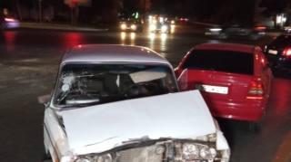 Göygöldə "Opel" və "VAZ" toqquşdu: 6 nəfər... 