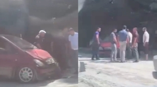 İsmayıllı-Qəbələ yolunda QƏZA: İKİ AVTOMOBİL TOQQUŞDU   - VİDEO