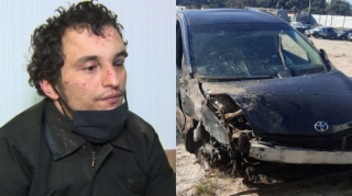 Bakıda narkotikin təsiri altında olan taksi sürücüsü qəza törətdi  - FOTO - VİDEO