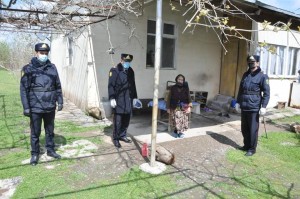 Cəbrayıl polisi 11 qəsəbəyə və Cocuq Mərcanlıya sovqat apardı - FOTO