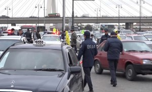 Koroğlu dairəsi, tıxac, sıxlıq və xaos - VİDEO