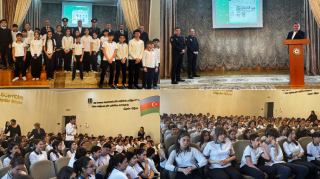 Nizamidə “Təhlükəsiz şəhər və məsuliyyətli şagird” adlı tədbir keçirildi - VİDEO