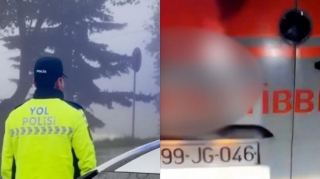 Təcili yardım ağır xəstə azyaşlını yolda düşürüb getdi, köməyə yol polisləri gəldi - VİDEO 