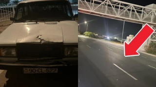 Piyada keçidindən istifadə etməyən ana və körpəsini maşın vurub öldürdü 