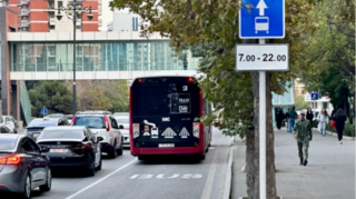 Bu yolda xüsusi hərəkət zolağı yaradıldı   - FOTO