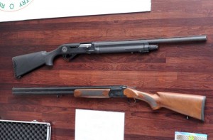 Polis qanunsuz saxlanılan silahları müsadirə edib