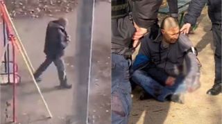 Arvadını hədələdikdən sonra qumbaranı partlatdı  - VİDEO