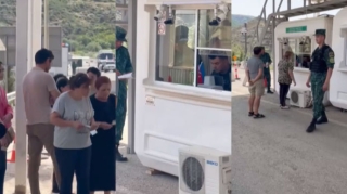 Qarabağın erməni sakinləri “Laçın” sərhəd-buraxılış məntəqəsindən sərbəst keçirlər  - VİDEO