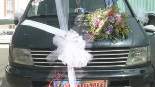 Toy kimi ayrılıq:  Maşını bəzəyib boşanmağa getdi - VİDEO