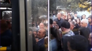525 saylı avtobusda İZDİHAM – Məsul şəxslər isə problemin olmadığını deyir - VİDEO