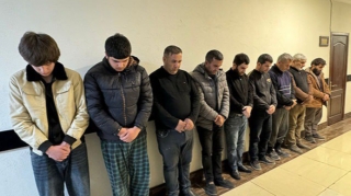 İmişlidə tutulan 14 nəfərin məhkəməsi başladı 