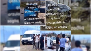Sumqayıtda “BMW” ilə “01” toqquşdu,“VAZ”ın sürücüsü asfaltda can verdi   - VİDEO