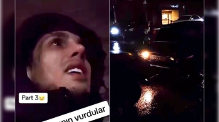 Məşhur “TikToker”erin maşınını canlı yayımda vurdular - Söyüş söyüb qırğın saldı   - VİDEO