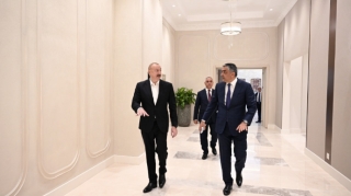 Prezident Xankəndi Konqres Mərkəzinin açılışında - FOTOLAR 