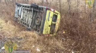 Rusiyada məktəbli avtobusu aşıb, 8 nəfər xəsarət alıb   