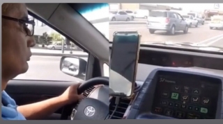 Bakıda sərnişindən taksi sürücüsünə qarşı tərbiyəsizlik  - VİDEO