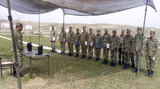 Azərbaycan Ordusunda məşğələlər keçirilib 