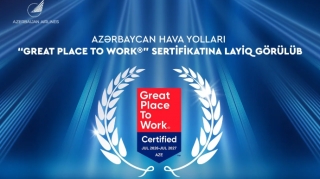 AZAL “Great Place to Work” sertifikatı ilə təltif olundu 