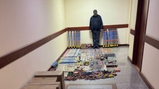 Paytaxtda partlayıcı vasitələrin satıldığı anbar aşkarlandı - VİDEO