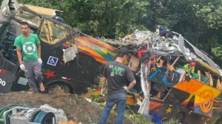 Braziliyada avtobus qəzası, 21 nəfər ölüb