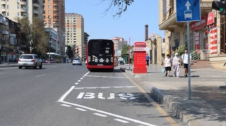 Bakıda 100 km-dən çox avtobus zolaqları təşkil edilib 