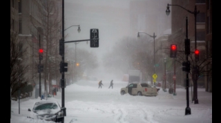 В США бушует снежная буря, есть погибшие