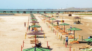 İctimai çimərliklər ziyarətçilərin istifadəsinə verildi - FOTOLAR 