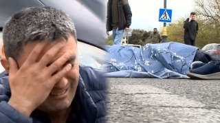 16 yaşlı oğlanı maşınla vurdu, göz yaşını saxlaya bilmədi - VİDEO