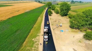 Əlirzalı–Xan Qərvənd–Səfikürd–Tap Qaraqoyunlu yolunun tikintisi davam etdirilir  - FOTO