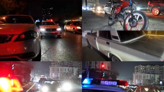 Abşeron polisi gecə reydi keçirdi; narkomanlar, “avtoş”lar və axtarışda olanlar saxlanıldı - FOTO - VİDEO