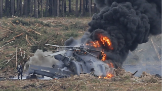 Cənubi Koreyada helikopter qəzası - Ölənlər var 