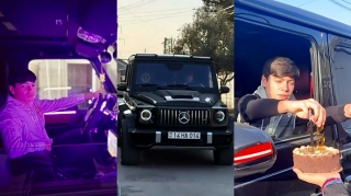 Xırdalanda “Gelandewagen” sürən yeniyetmə  ad gününü qeyd etdi   - VİDEO