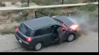 Bakıda qardaşlar avtomobili yandırıb 